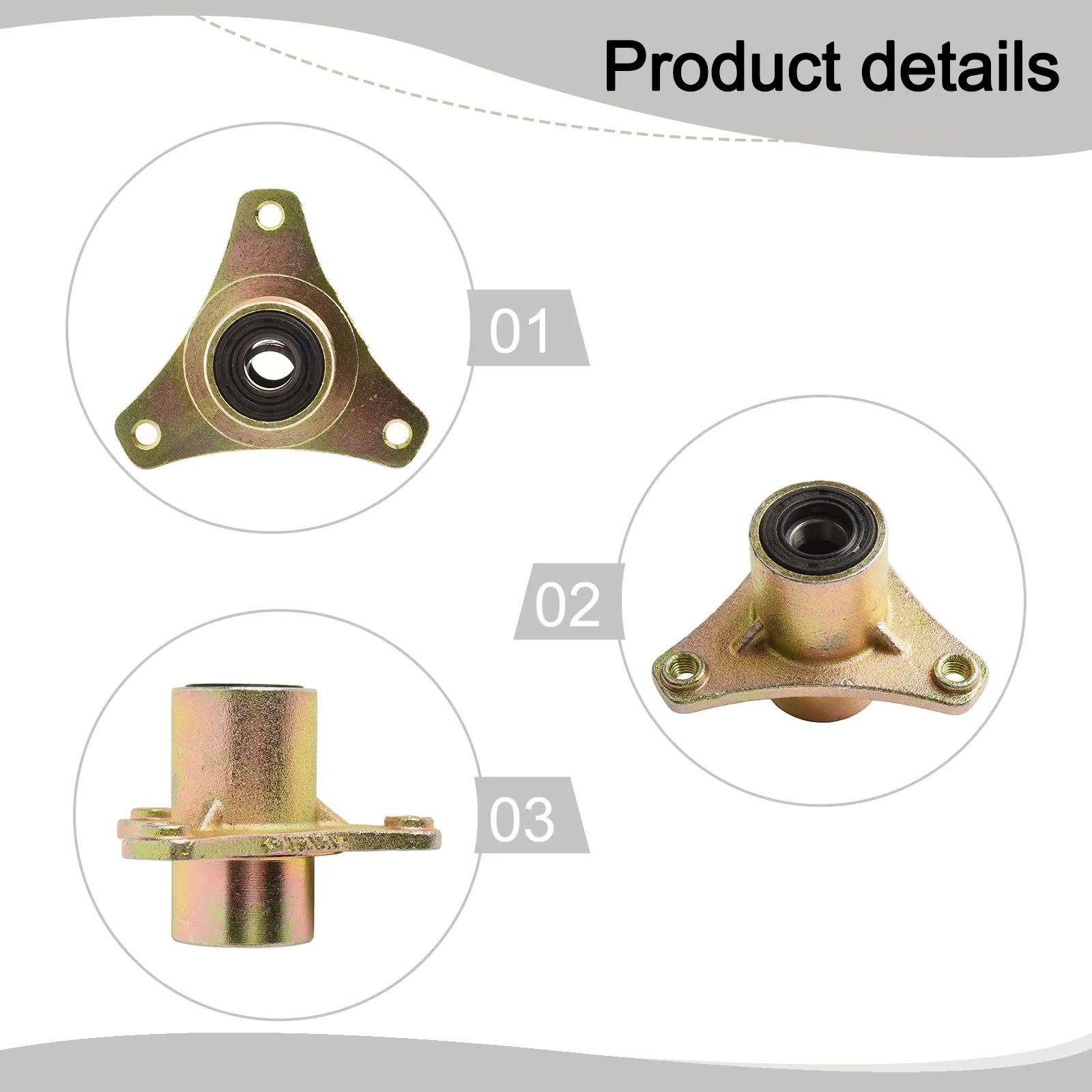 

ATV Front Hub Gear Panther 110C ATV Four Wheels Before Modification Go Kart Three-hole Wheel Core Wheel Hub Mount