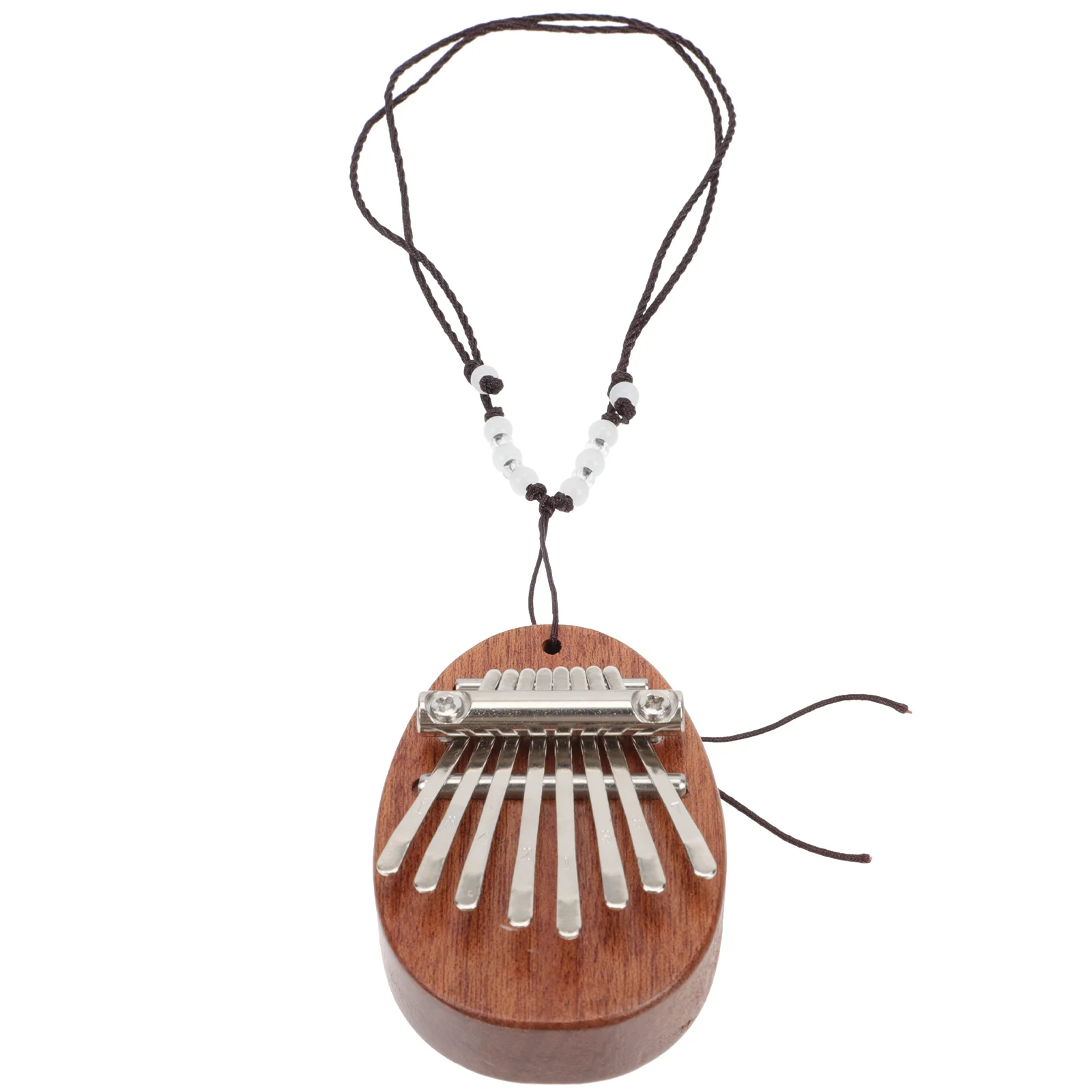 

Kalimba Thumb Piano Mini Wooden Finger Piano Hanging Rope Portable Music Instrument for Beginners Kids Adults Recording