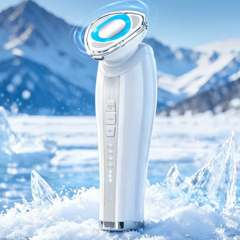 Hot Cold Skin Tightening Massager Pulse Facial Beauty Device Serum Absorption Import Machine Anti-Aging Wrinkle Removal Devices