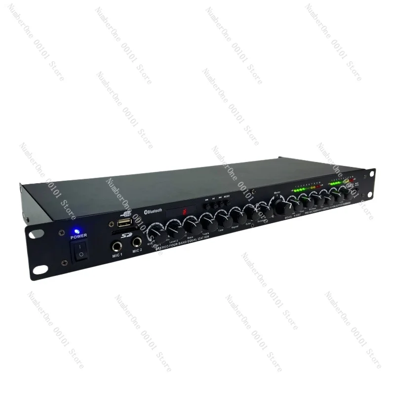 GAX-95BT Professional Karaoke Preamp KTV Digital Audio Echo Effect Processor Audio Processor