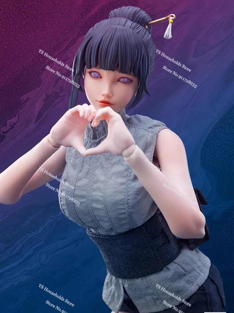 Nounkey Studio NK001 1/6 Hyūga Hinata Cloth Action Figure Anime Naruto Uzumaki Naruto Wife Delicate 12" Full Set Female Soldier
