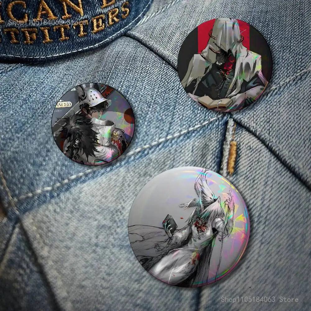 R-Reverse Charon 1999 Badge on Backpack Clothes decoration Tinplate Round Brooch Funny Custom Gifts for Friend