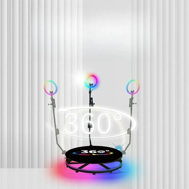 Surround rotating shooting console, panoramic carousel, main image video, animation camera booth