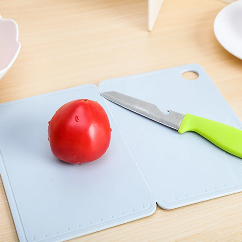 Portable Foldable Thickened Plastic Chopping Board Fot Kitchen Vegetable Cutting Cooking Kitchen Accessories