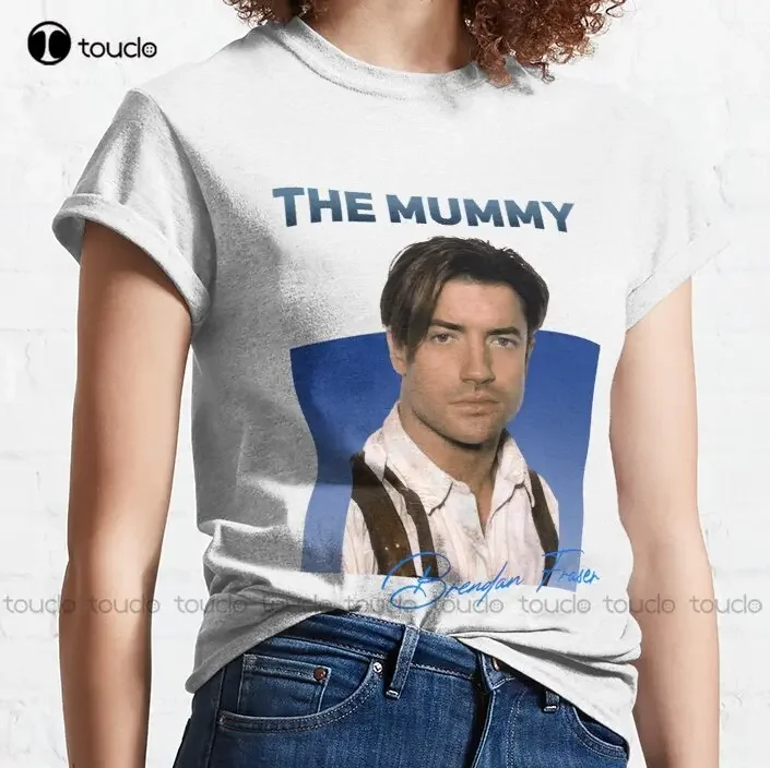 Brendan Fraser The Mummy Tv Perfect Gift Fan Essential T-Shirt Womens Shirts Summer O-Neck Streetwear Oversized Xs-5Xl Unisex