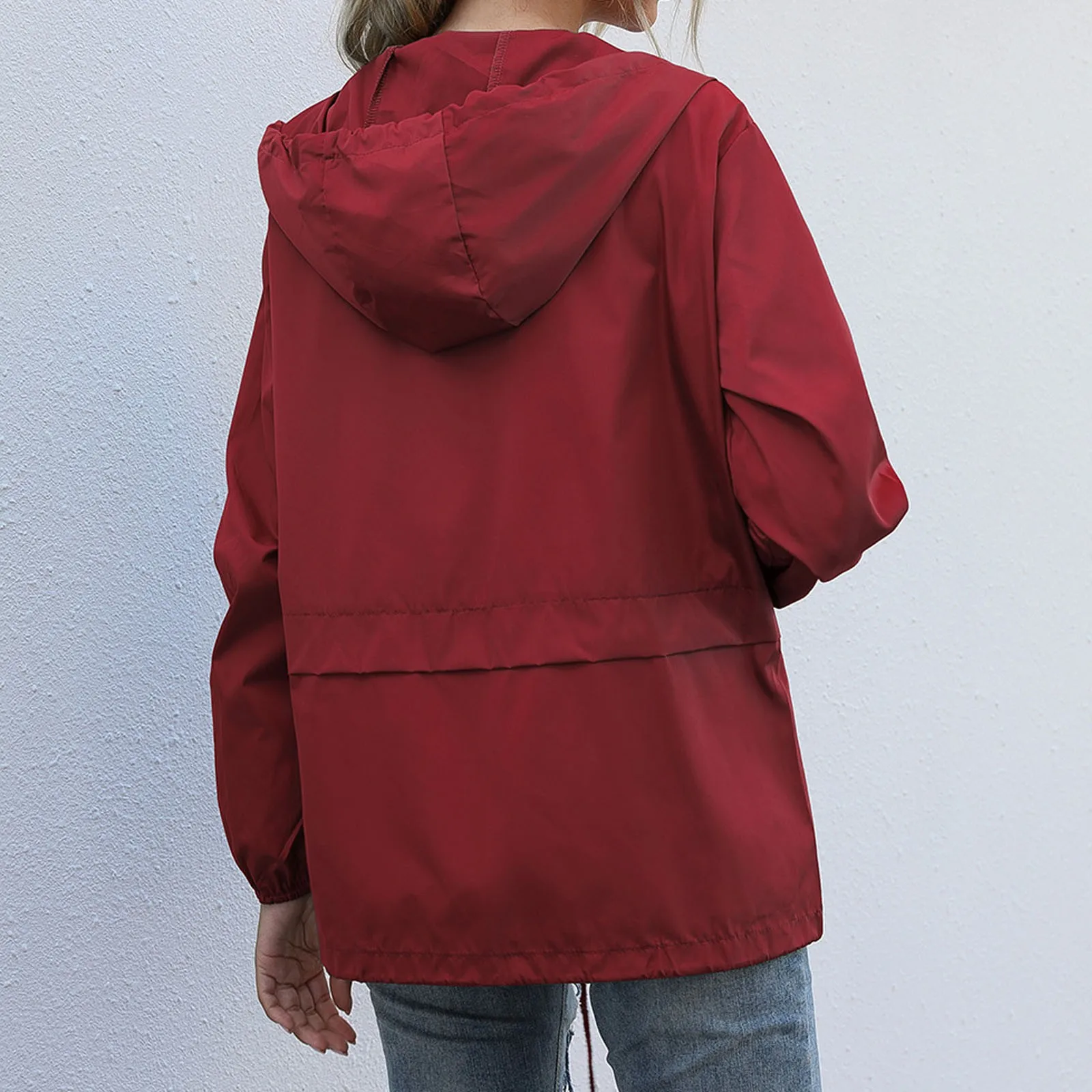 Chaqueta táctica impermeable para mujer, con capucha rompevientos, abrigos a prueba de viento para piloto de Hip-hop, chubasquero para senderismo al