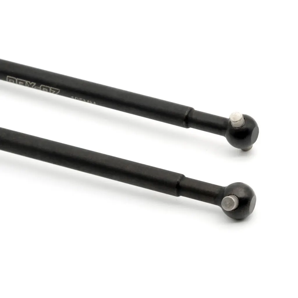 Eje de transmisión trasero de Metal para coche de control remoto, piezas de mejora de Metal CVD Dog bone 106 para ZD Racing 8612 DBX-07 DBX07, 1/7mm, accesorios de repuesto