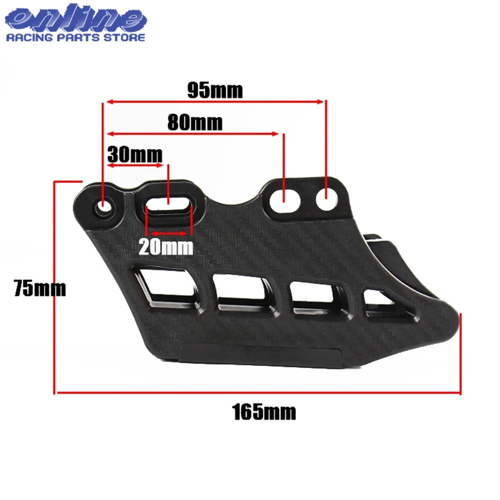 NEW CHAIN GUIDE BLOCK Rear Plastic chain guard FIT 2010-16 RMZ250  RMZ450 motorcycle motorcross spare parts