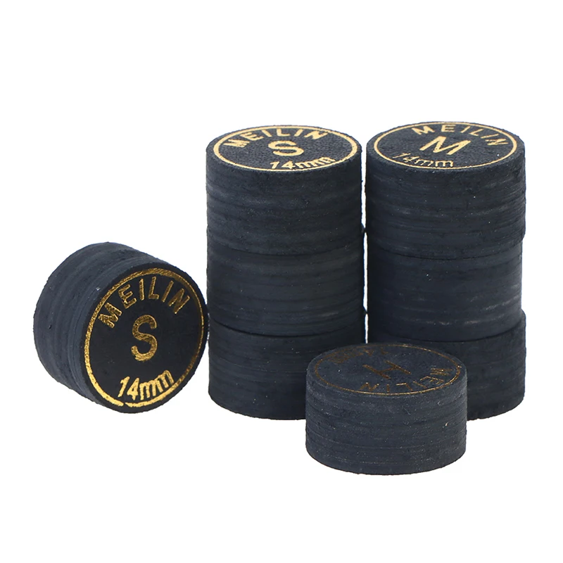 

2pcs/Lot 14mm Snooker Billiard Cue Tip Quality 9 Layers Snooker Clubhead Billiards Sports Accessories