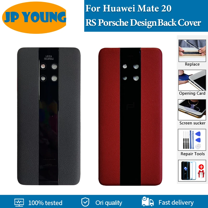 Original For Huawei Mate 20 RS Porsche Design Battery Cover Mate 20 RS Back Cover LYA-L29 LYA-AL00P Back Housing Door Replace