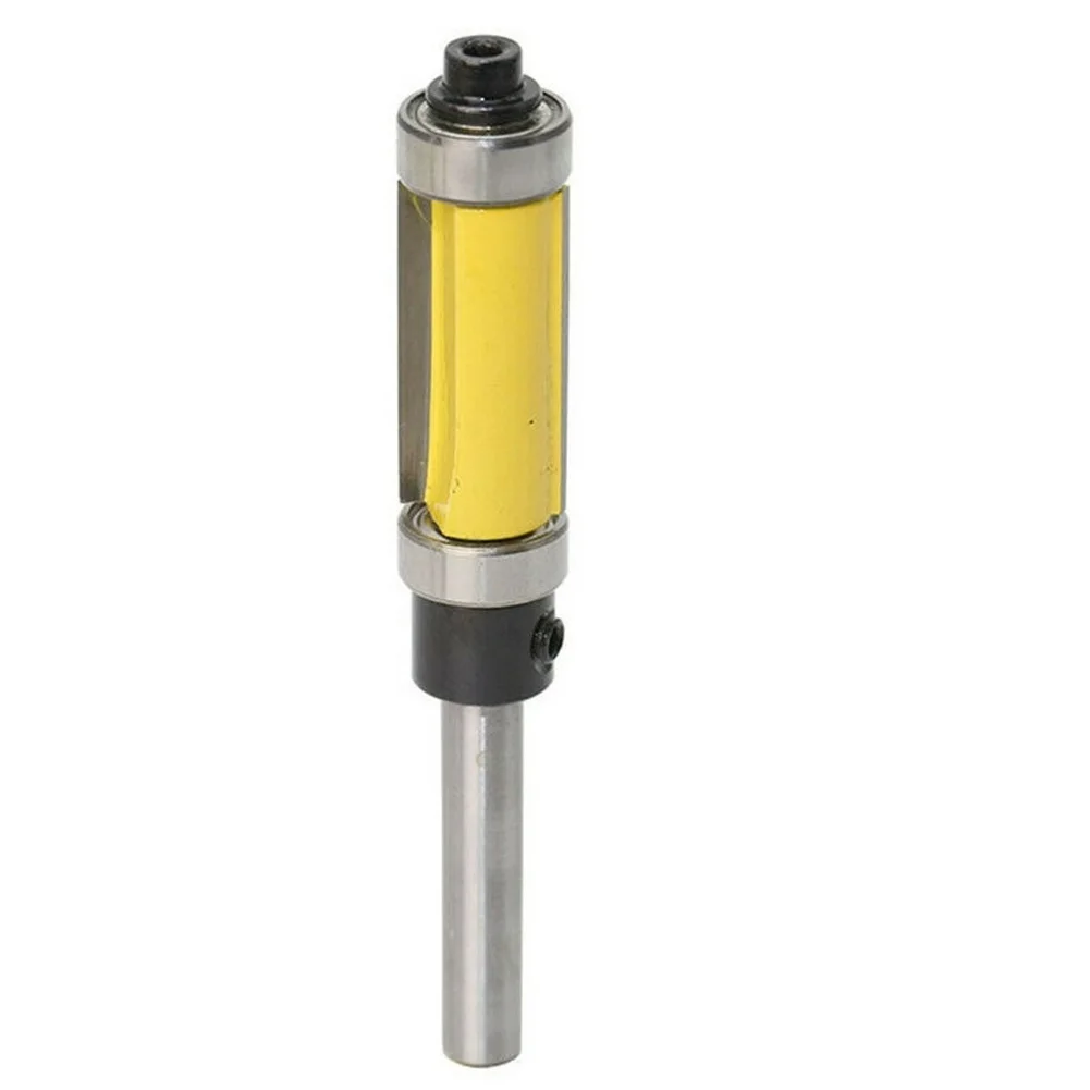 

Концевая фреза 1/4 "резак 1/4" хвостовик 1 шт. карбидный двойной подшипник утопленный верхний и нижний подшипник высокое качество