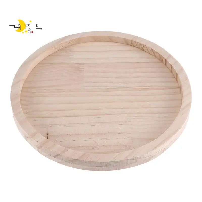 af95-ソファクリップテーブル、天然木製ソファアームレストクリップオン-トレイテーブル-ソファカウチレストオーガナイザー、丸型