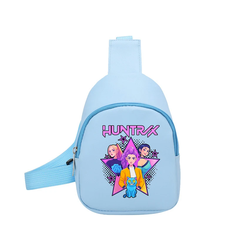 Bolsos de hombro KPop Demon Hunters para niños y niñas, bolso de pecho con figura de Anime de dibujos animados, bolsos cruzados de gran capacidad a la moda, bolso bonito para teléfono