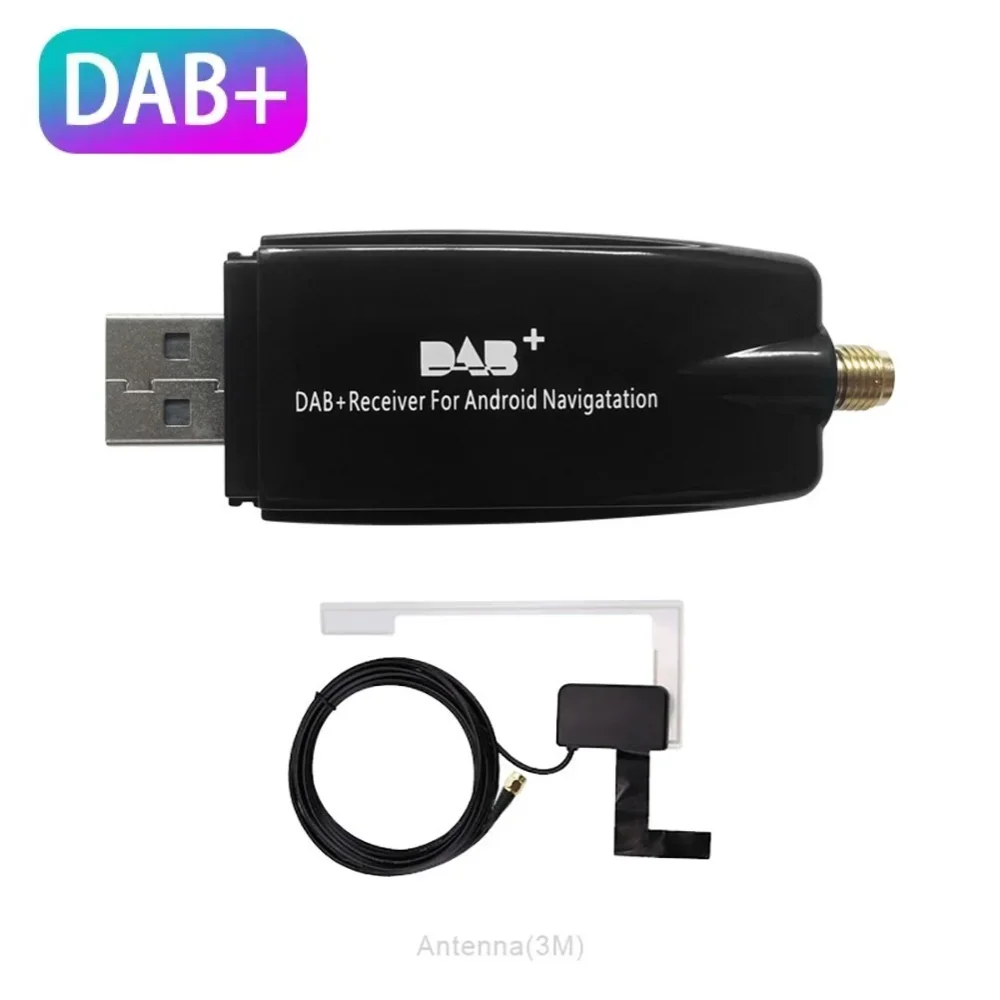 Car DAB+ Digital Radio Box Receiver Antenna Aerial USB Interface for Android 5.1 and Above Car Radio