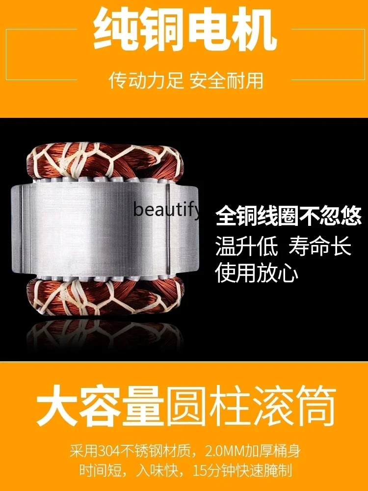 Vacuum Bloating Machine Commercial Hamburger Shop Fried Chicken Equipment Stainless Steel Brawn Tumbling Machine Pickles Machine