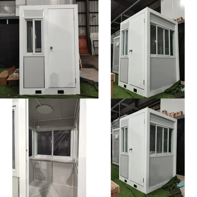 Outdoor Mobile Modular Guard Box Custom Safety Compartment with Assembled Wool Board Durable Portable Use