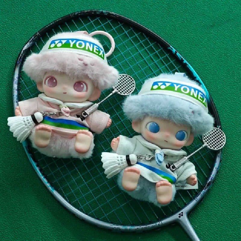 Conjunto de Ropa Deportiva de Bádminton Yonex para Muñecas de 17 cm, Dimoo New Birthday Diary Gen 1 2 3, Mini Mochila, Raqueta de Bádminton, Tenis