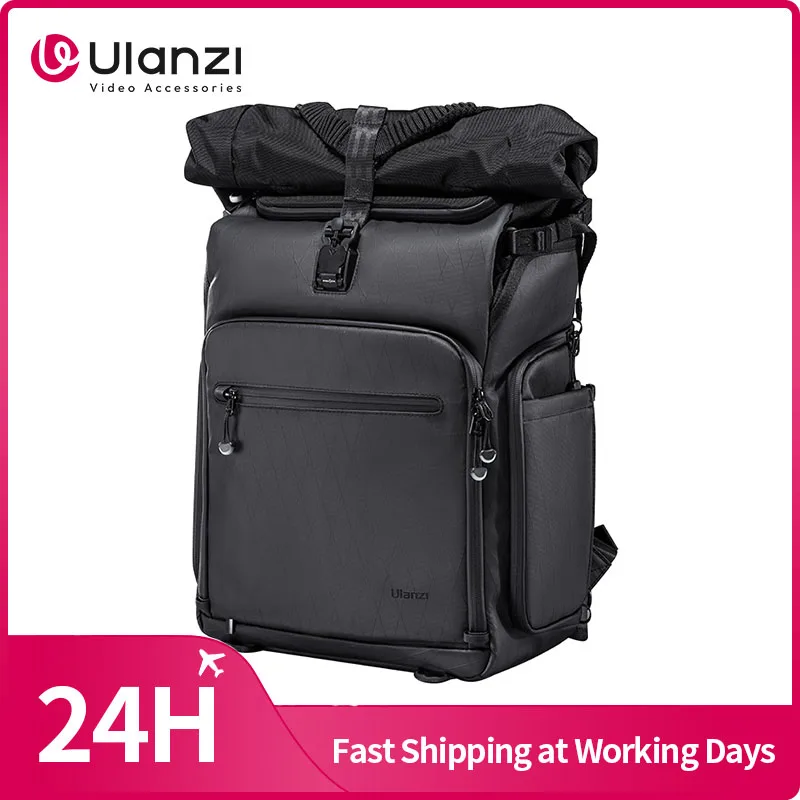 Ulanzi BT01 Business Travel Backpack Dry/Wet Seperation Max 32.64L Travel Bag for DSLR Camera Tripod