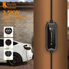 feyree EV 充電器 Type2 16A 3.5KW 1 相 GB/T / Type1 電流調整可能 3.5 メートルケーブルポータブル充電ボックス電気自動車用 1