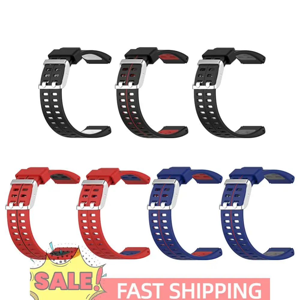 

Silicone Replacement Comfortable Element Watch Band Elegant Watch for Polar V800 Double Color Smart Bracelet Strap