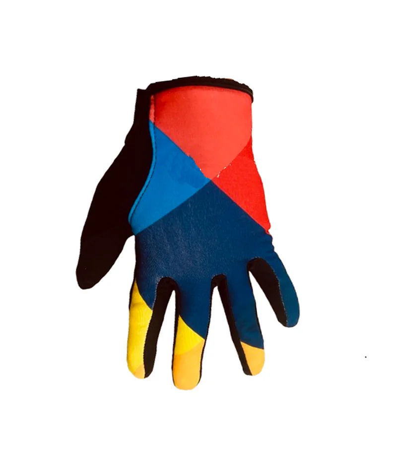 Winter Fleece Thermal 2025 LIDL TREKful TEAM One Pair Full Finger Cycling Jersey Gloves MTB Road Mountain Gel Gloves