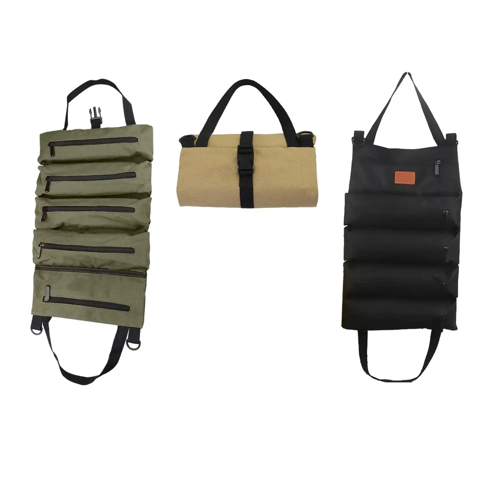 

Tool Roll Bag Oxford Cloth Storage Case for Plumber Hobbyists Electricians