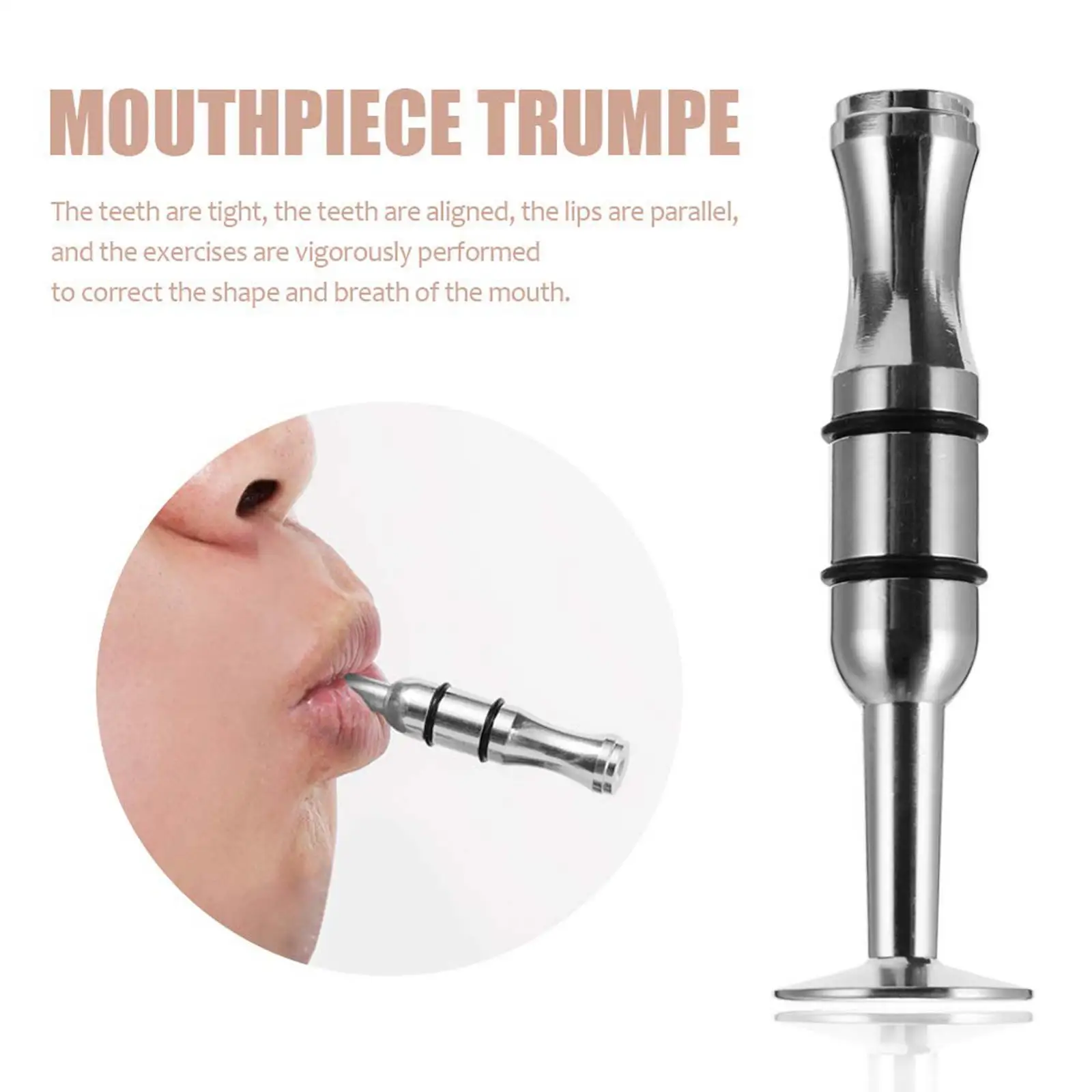 Steel Mouth Strength Trainer Personal Embouchure Training Device for Trumpet Trombones Clarinet Brass Instrument Parts Accessory