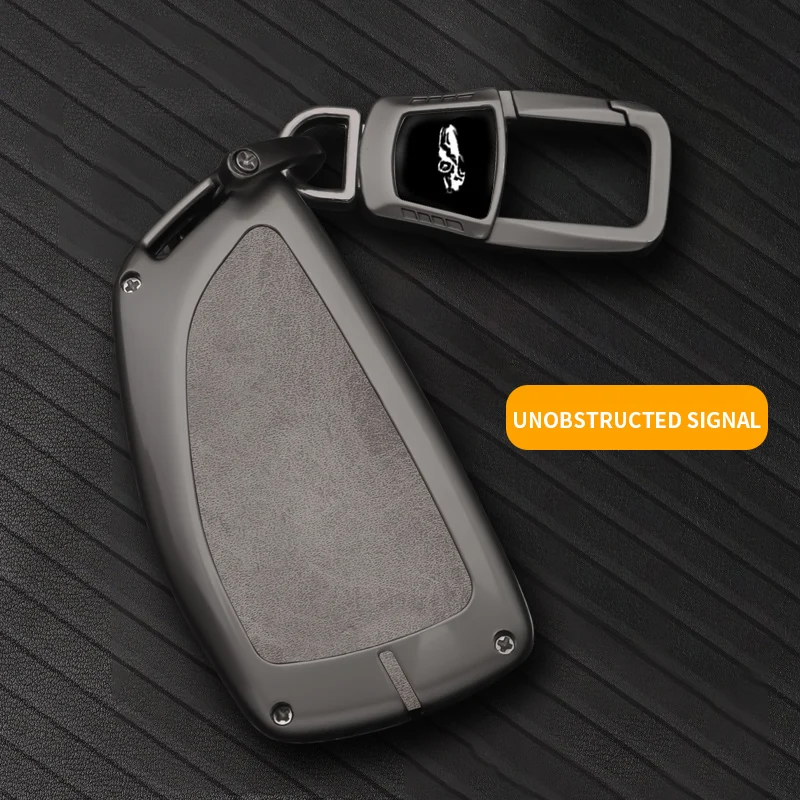 For Buick ENVISION S Plus Avenir 2020-2023 for Chevrolet Tahoe Suburban Zinc Alloy Leather Car Remote Control Key Case