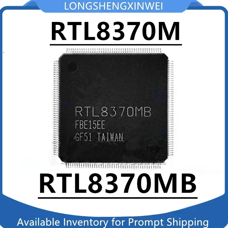 1PCS RTL8370M RTL8370MB RTL8370MB-CG QFP176 8-port Gigabit Ethernet Switch Chip NEW in Stock