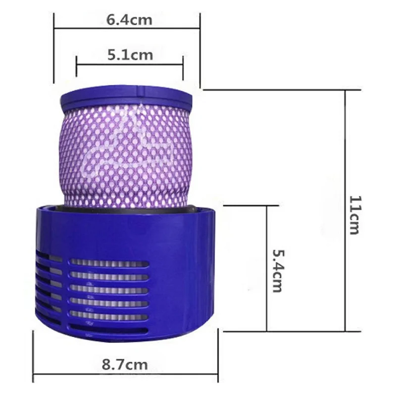 3PCS Filter For Dyson V10 SV12 Cyclone Animal Absolute Total Clean Vacuum Cleaners Accessories Replacement Parts-B91B