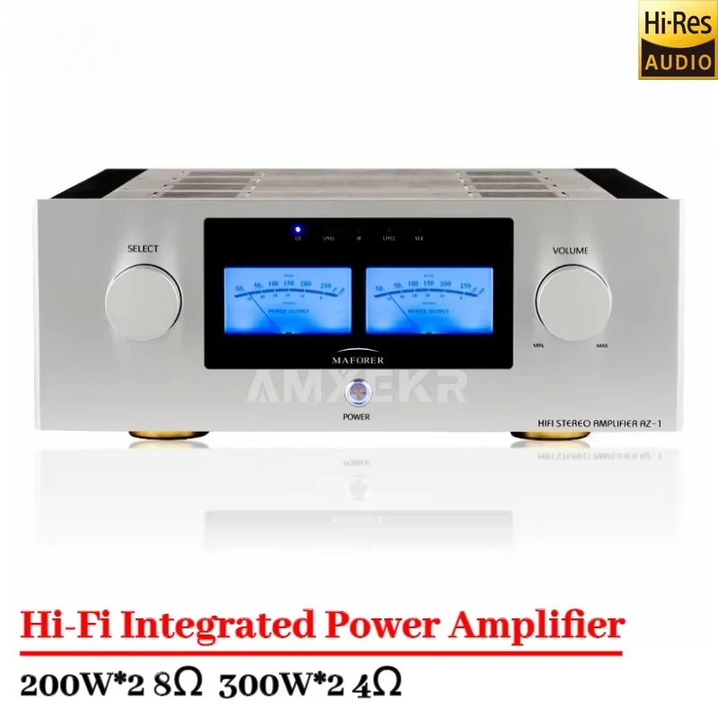 

MAFORER ZA-1 High Fidelity Class A Power Amplifier High Power Remote Control Balanced Input Integrated Power Amplifier VU Meter