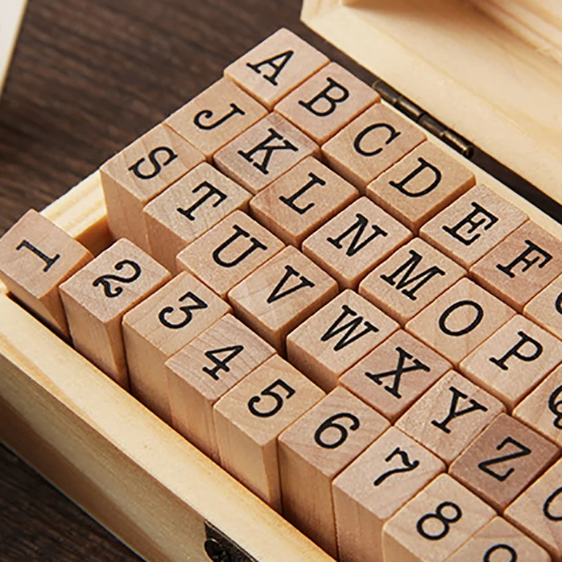 DIYデジタルレタースタンプ、手作りの文房具ギフト、日記の装飾、女性の長方形のシール