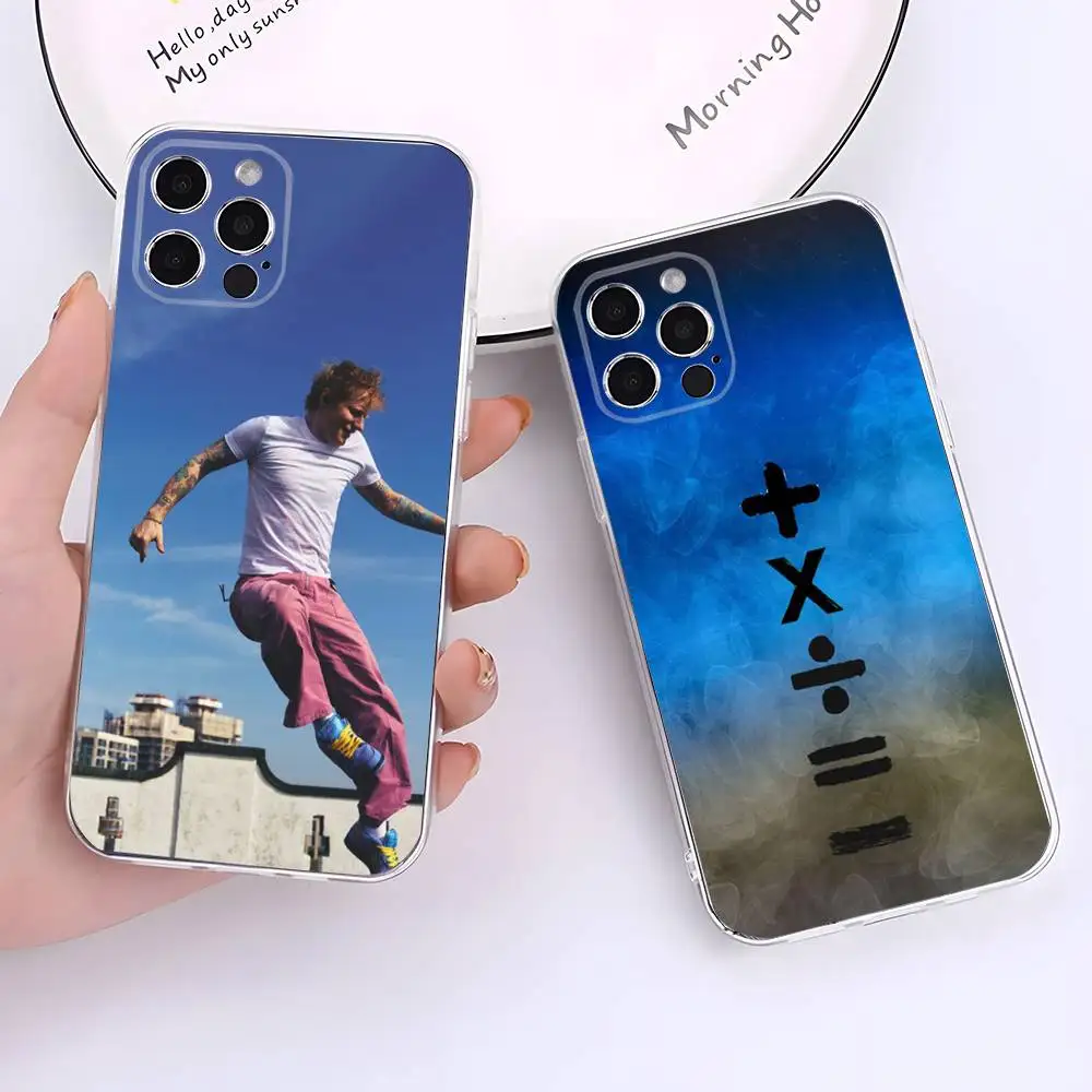 

C-Cee Ed S-Sheeran Play Phone Case For iPhone 17,16,15,14,13,12,11 Pro,Max,Plus,X,XS,XR,SE4,E Mini Transparent Soft Cover