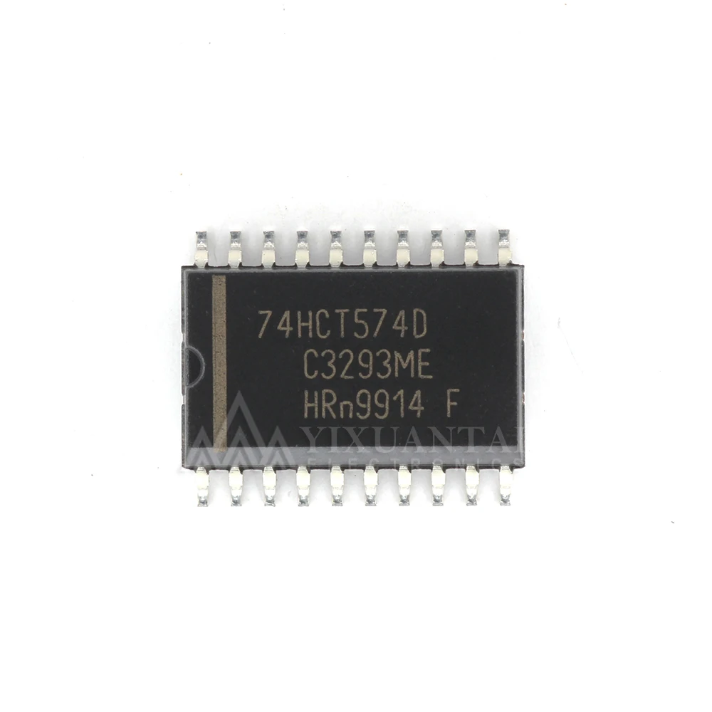 

10PCS/LOT 74HCT574D 74HCT574 8D IC SOP-20 SMD New original IC FF D-TYPE SINGLE 8-BIT 20-SO