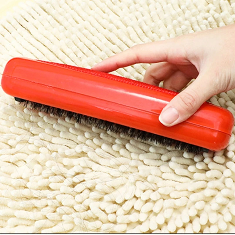 Plastic Table Crumb Sweeper Brush Counter Duster Brush Household Cleaning Tool Double Sided Brush Pet Hair Fluff Cleaner