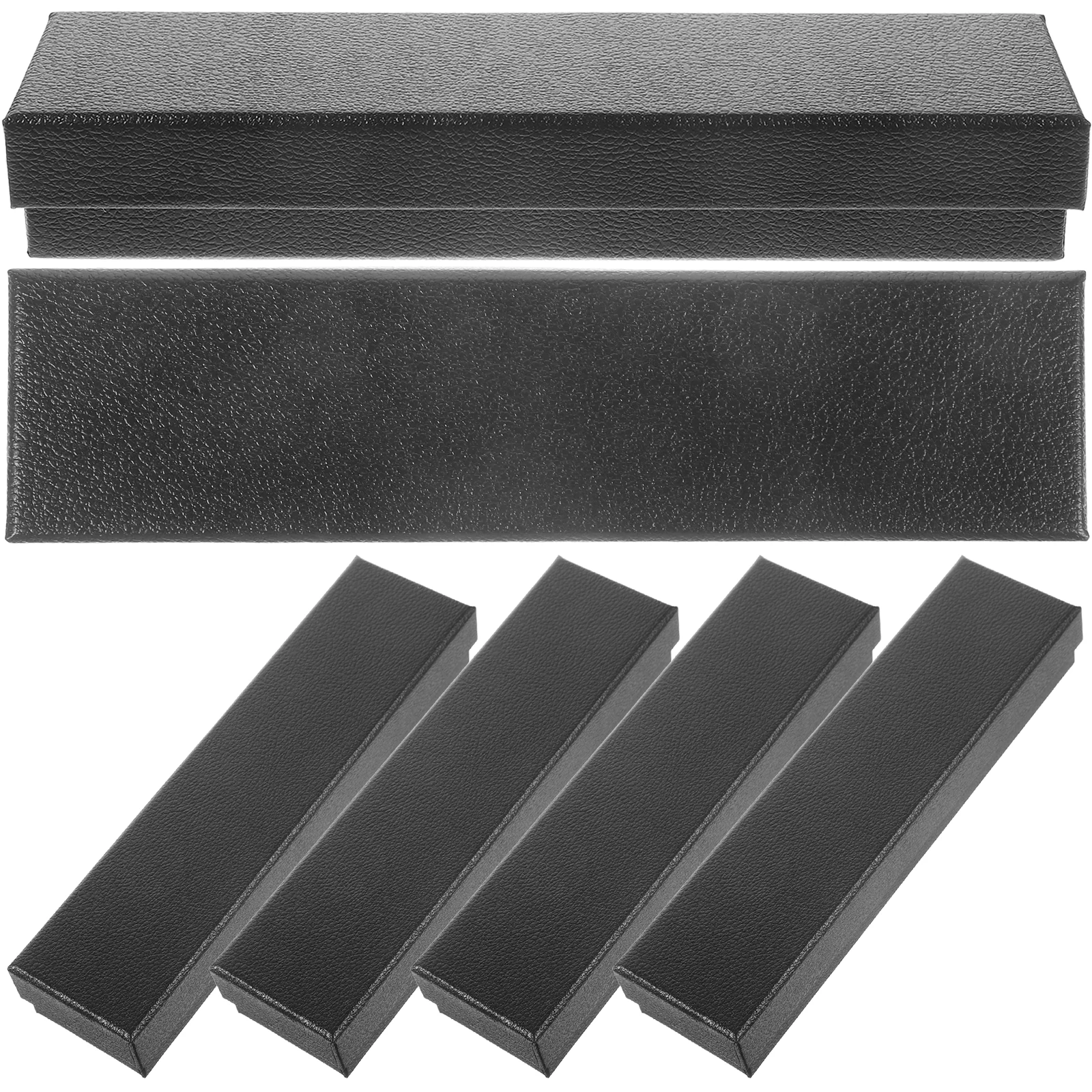 6 Coin Storage Boxes Banknote Protective Cases Black Office School Supplies Water Resistant Paper Money Holder Collection Box