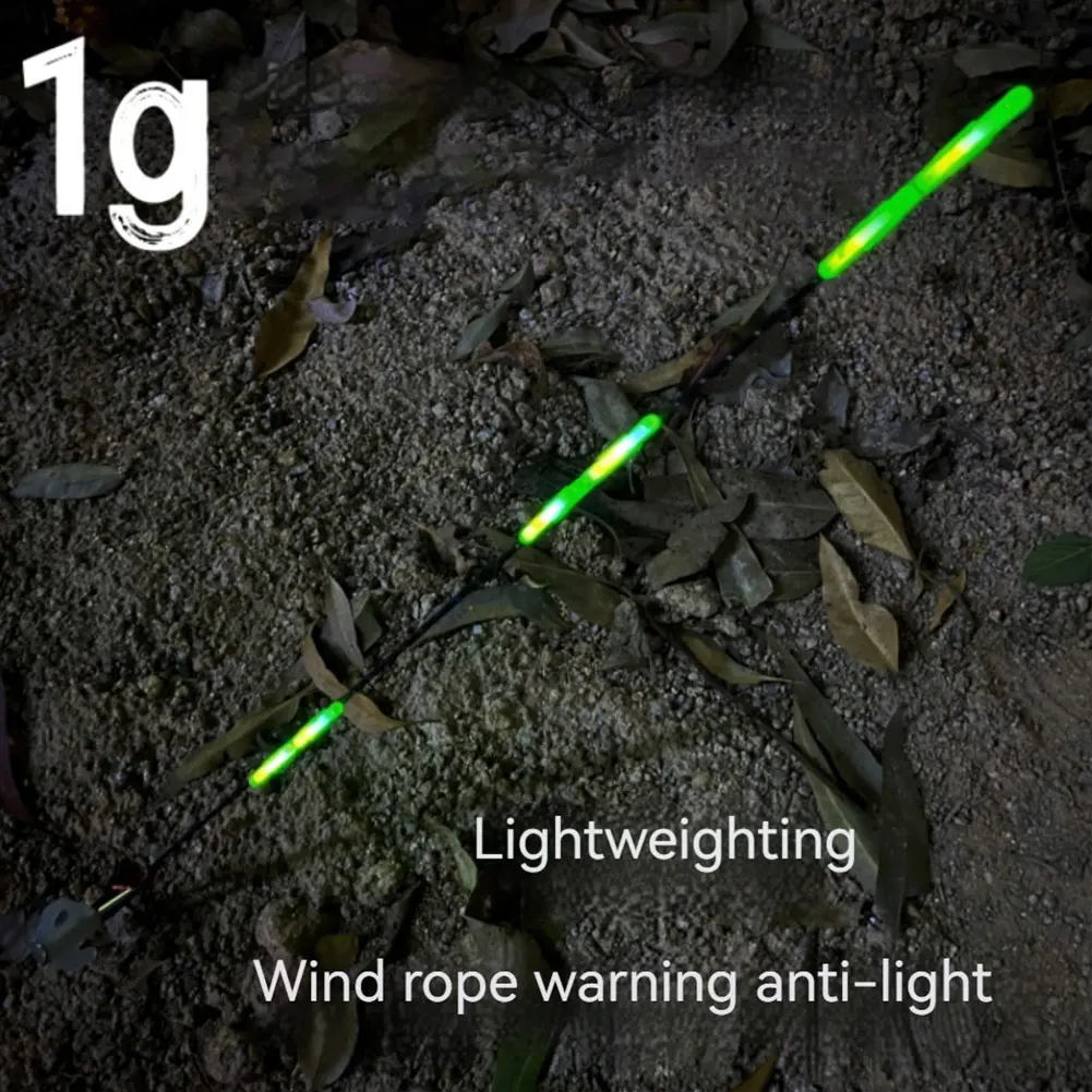 

Wind Rope Buckle Light Waterproof Wind Rope Warning Light Tent String Lamp Wind Rope Decoration Light for Outdoor Camping Picnic