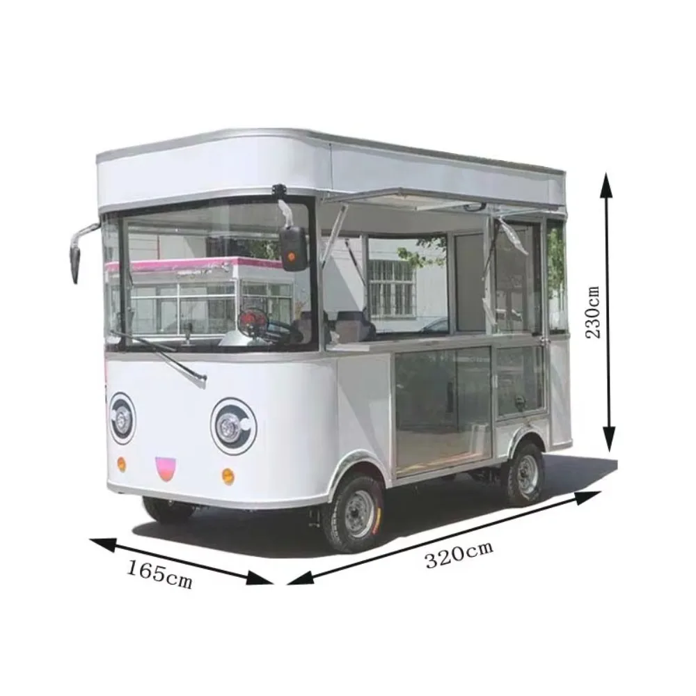 مقطورة الوجبات السريعة Airstream شاحنة طعام قياسية مناسبة تمامًا لأطعمة الشوارع وأعمال تقديم الطعام المتنقلة