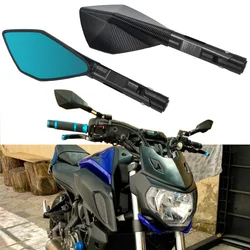 Accessori moto Specchietti retrovisori in alluminio Specchietto laterale per YAMAHA MT07 MT09 Per Honda CB650F Per Kawasaki Z900