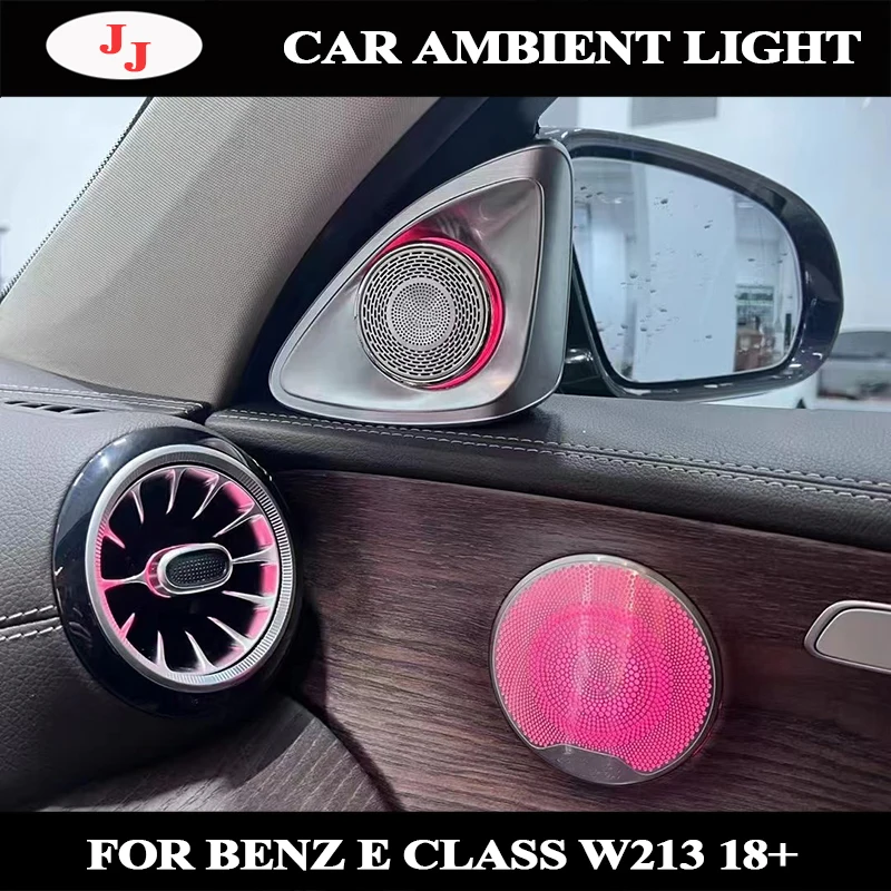 

For Mercedes Benz W213 E-Class E-Coupe E43 E53 E250 64 Colours LED Air Vents 4d Speaker Tweeter Air Vent Ambient Light Lamp