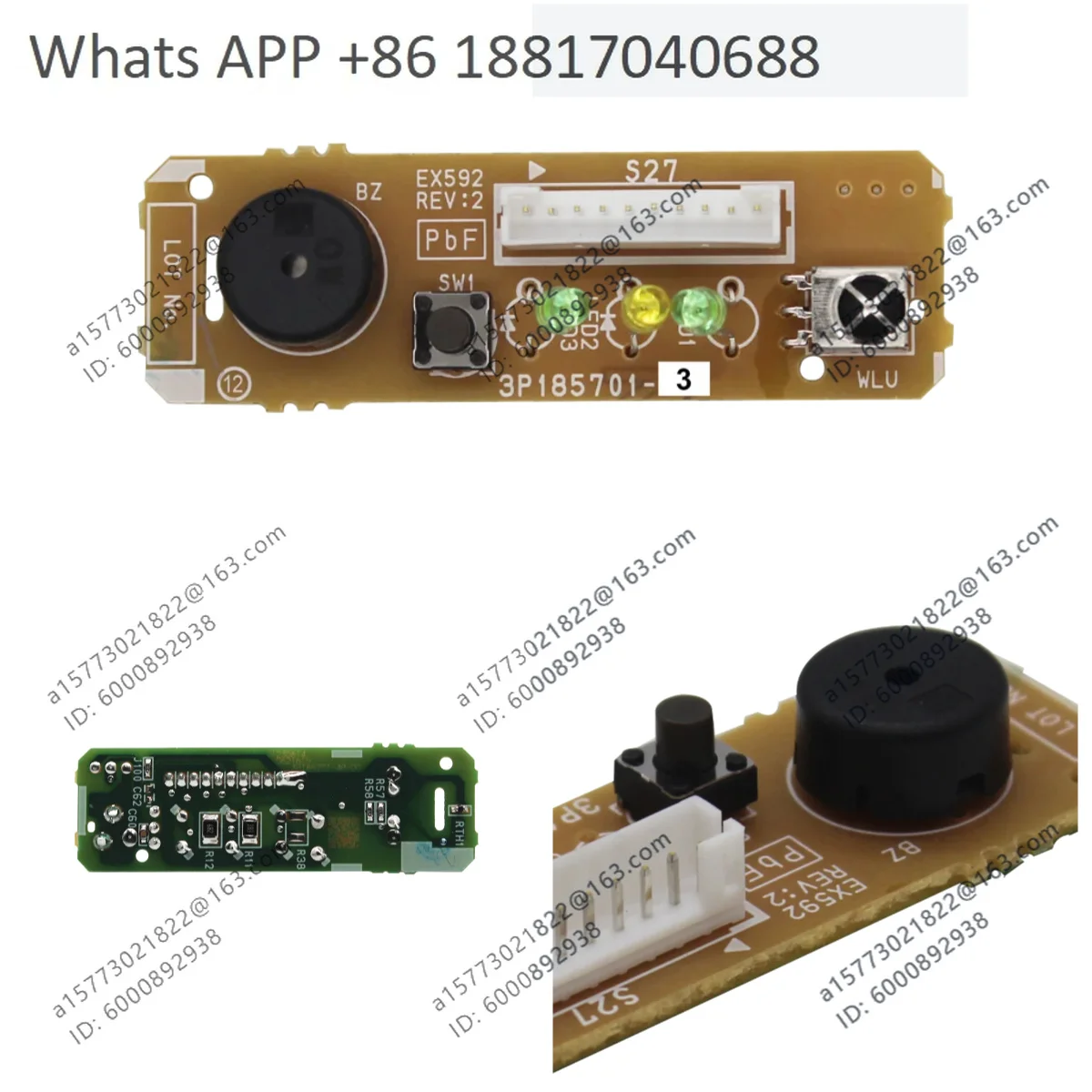 PCB ASSY Dispaly 3P185701-4 Signal Receiving Control Board 5008257 For Indoor Unit ATXS20K2V1B FTXM25K3V1B