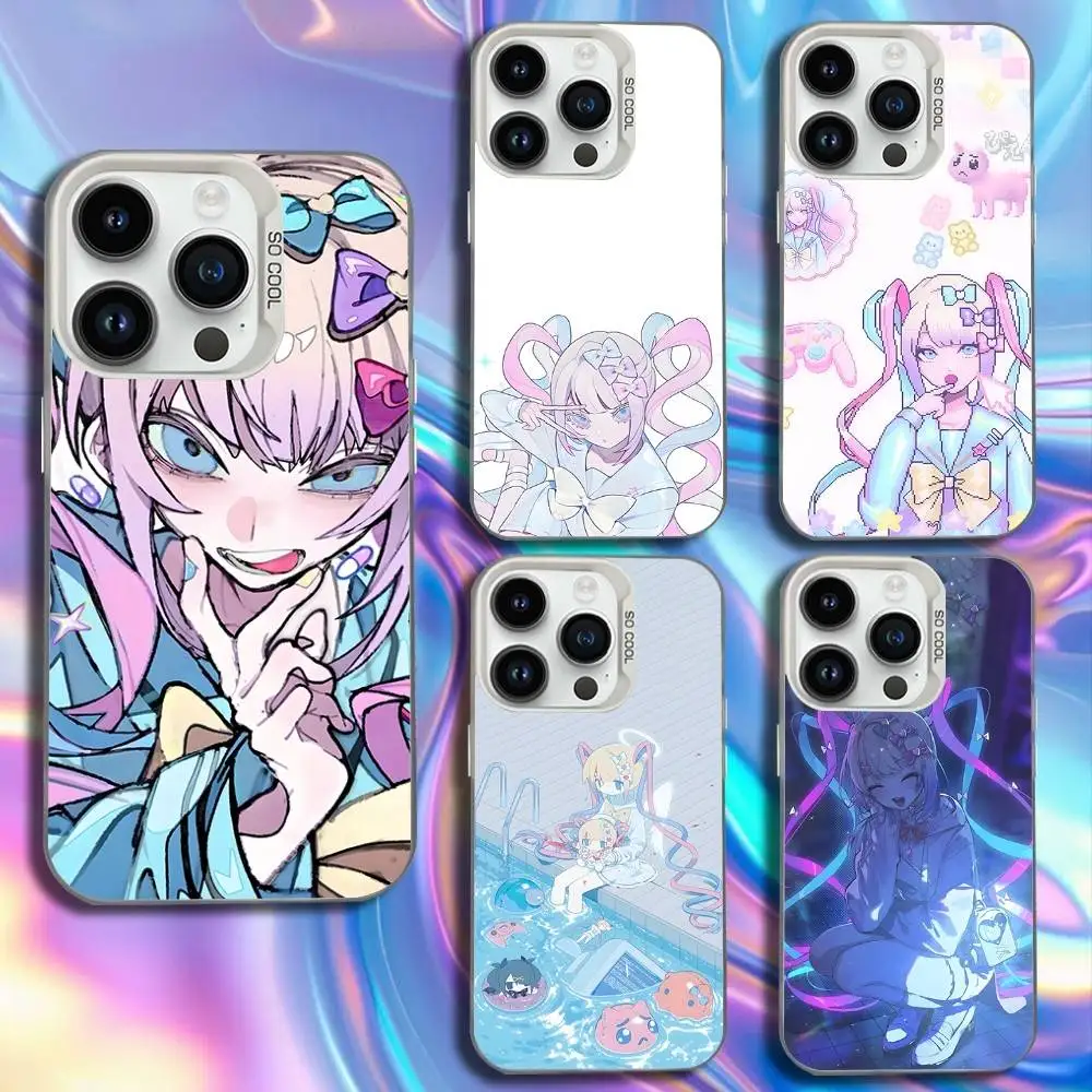 

N-Needy Girl S-Streamer Phone Case For iPhone 16,15,14,13,12,11,Mini,Pro,SE,MAX White Matte Shockproof Cover