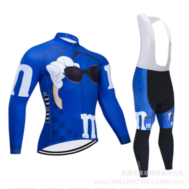 

Long Cycling Bib Set Men Jersey Bike Summer Sleeve Automn Men's Clothing Leg Shirt Cycle Clothes Man Bicycle Shorts Distance Mtb