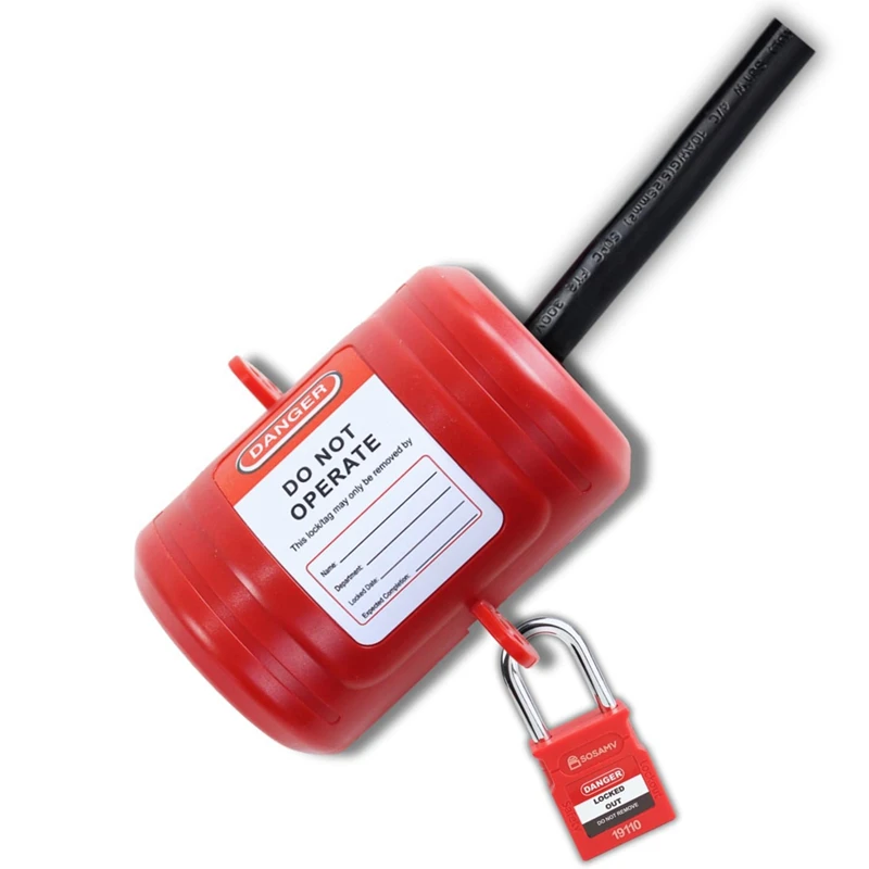 

Электрический штекерный замок для блокировки Tagout - устройство блокировки шнура питания 220 В, замок удлинителя, промышленный класс