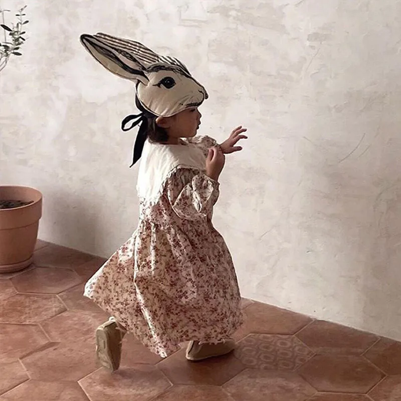 Vestido floral Milangel para niña – Otoño - imagen 3