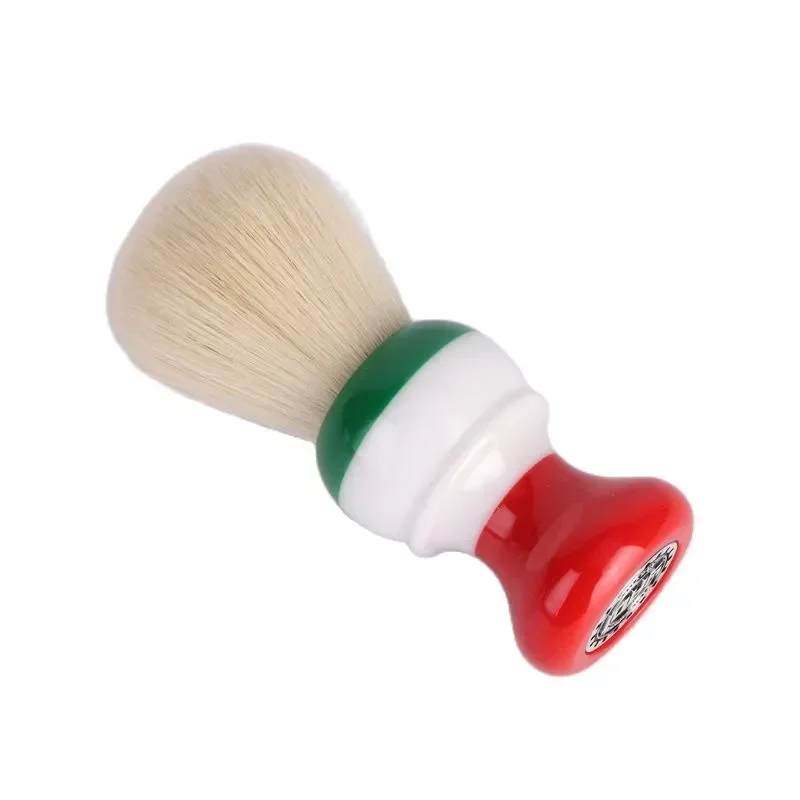 YAQI 24 مللي متر الحرية العلم الإيطالي الكشمير الاصطناعية عقدة رجالي فرشاة الحلاقة 61 مللي متر مقبض للذكور دقيقة مريحة الحلاقة