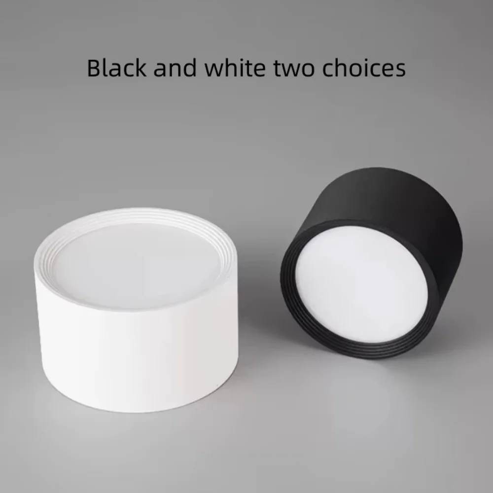 

LED surface mounted tube light, circular ceiling light, hole free dimming sky flower light