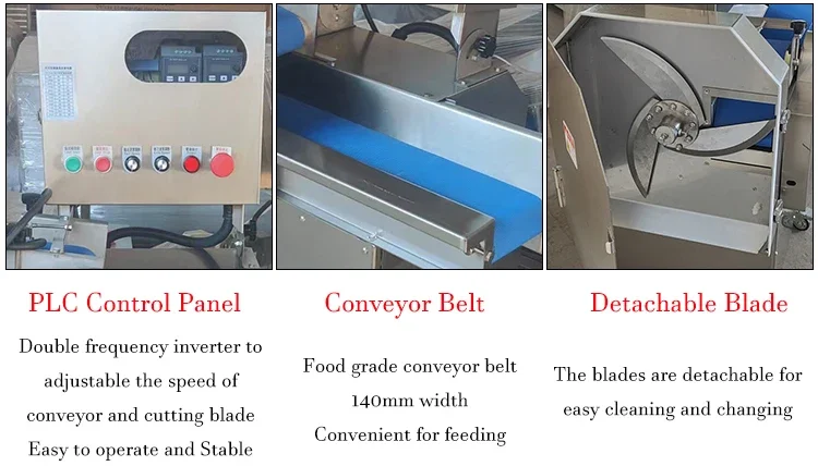 exquisite craftsmanship Industrial Hygeian Fruit Vegetable Cutter Slicing Ginger Carrot Chopper Slicer Dicing Cutting Machine
