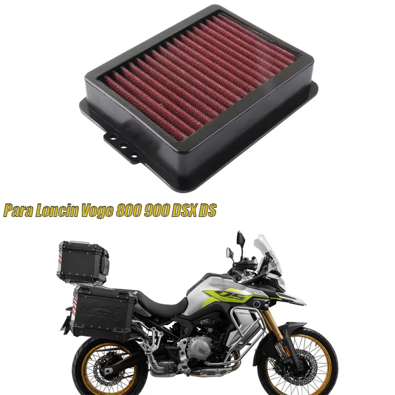 Washable Air Filter For Loncin Valico Voge 800 900 DSX DS Rally BMW F750GS F850GS F900R F900XR Motorcycles