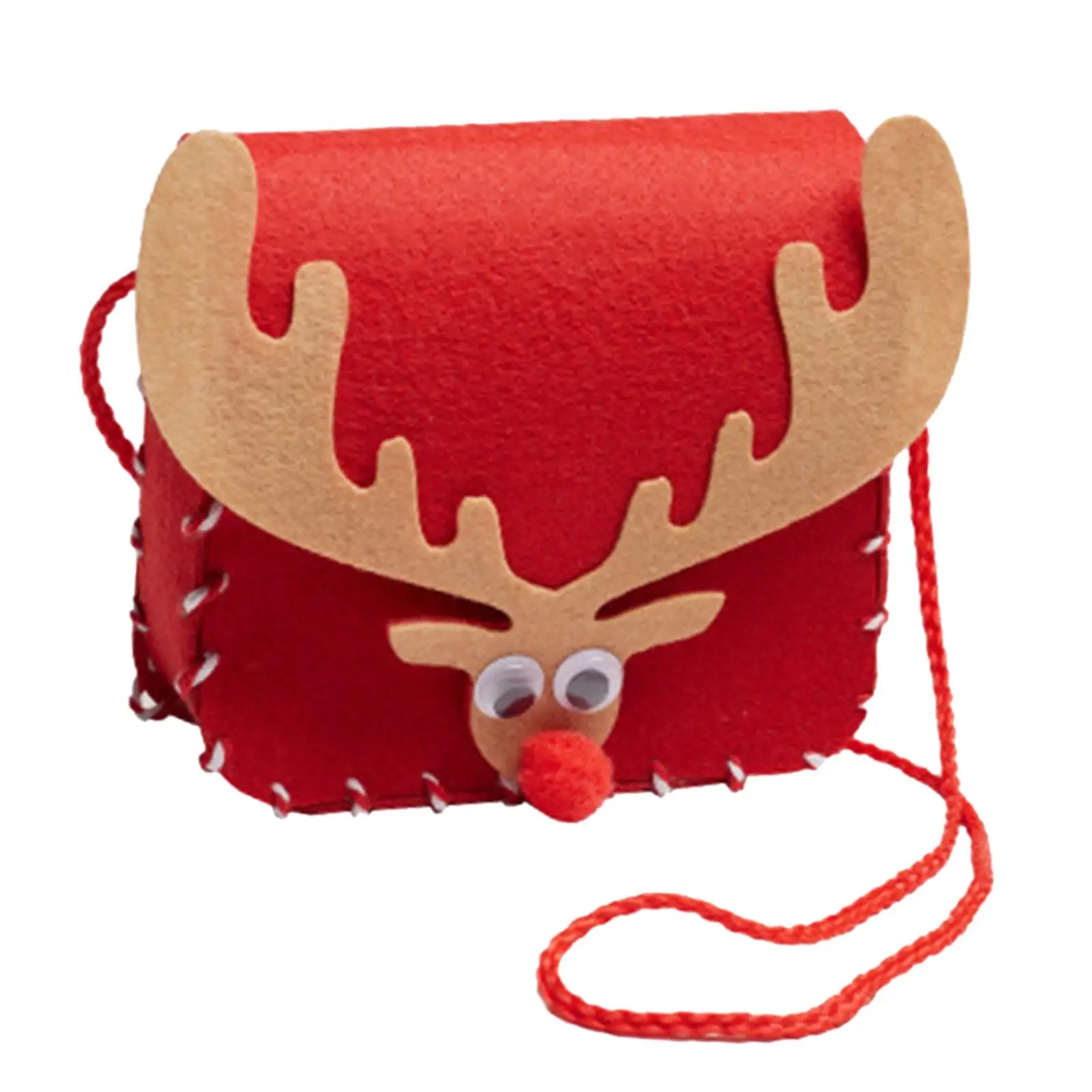 Cute DIY Shoulder Bag Making Kit, Package Crafts Projects Hand Bag Knitting